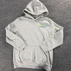 Quiksilver Men's Grey‎ Hoodie Sweatshirt Large #845